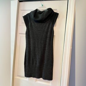 Charcoal sweater dress